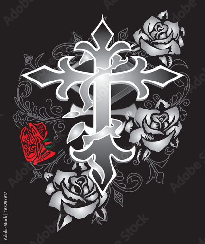 Crucifix Clothing Fashion Print