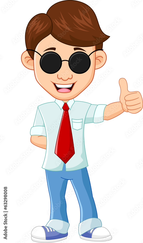 Businessman with glasses
