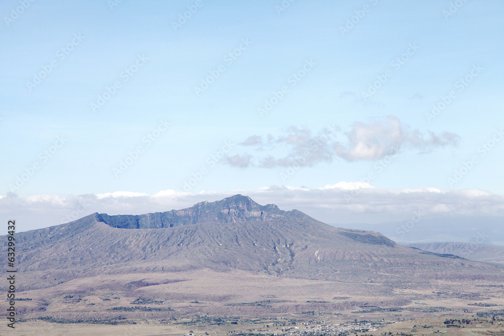 Huge Crater of Mount Longonot