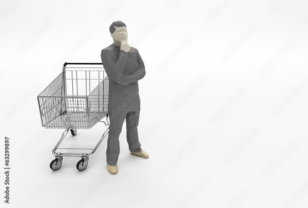 Cosa acquistare - crisi - carrello spesa vuoto