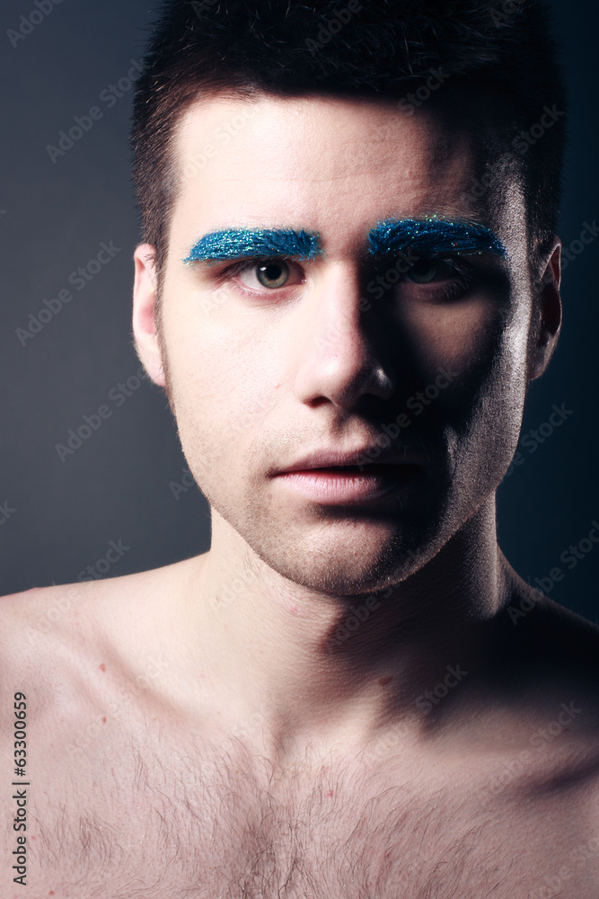 Close-up portrait of attractive young man Close-up portrait of attractive young man