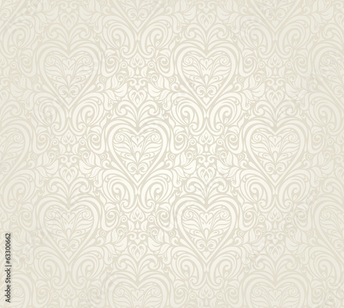 Bright luxury vintage floral seamless wallpaper  background