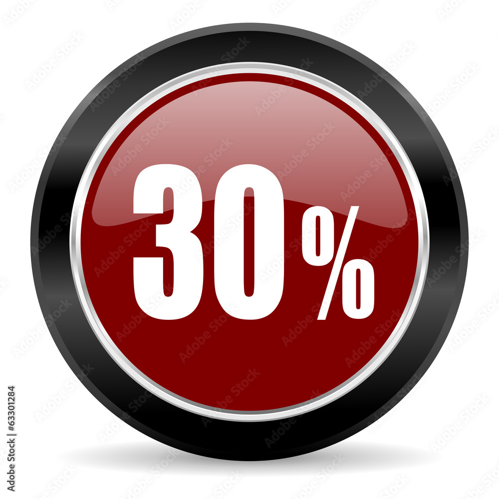 30 percent icon 30 percent icon