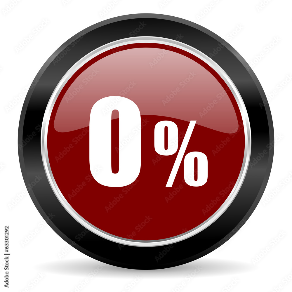 0 percent icon 0 percent icon