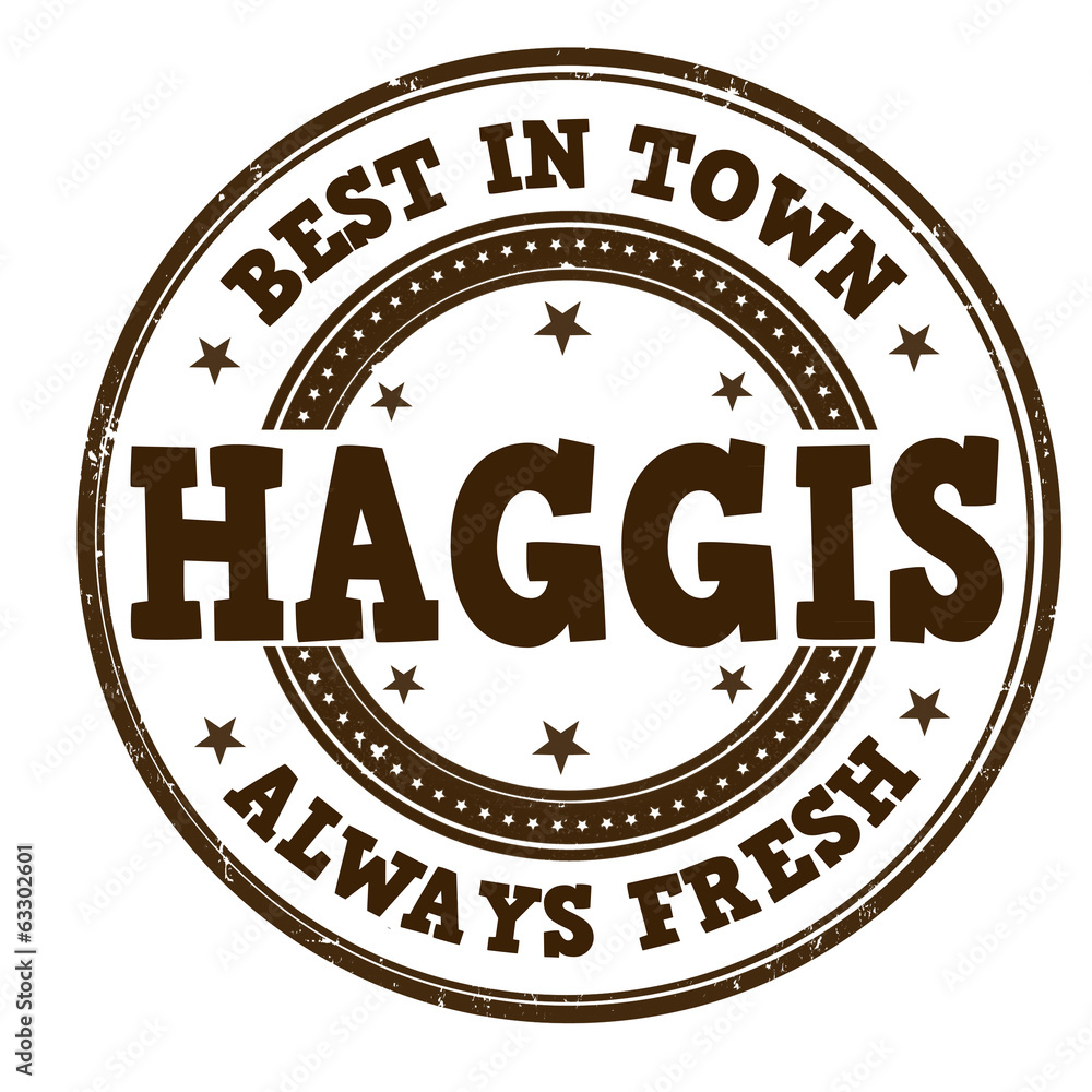 Haggis stamp