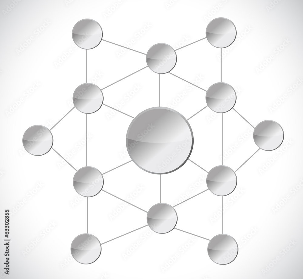unique grey connection diagram illustration unique grey connection diagram illustration