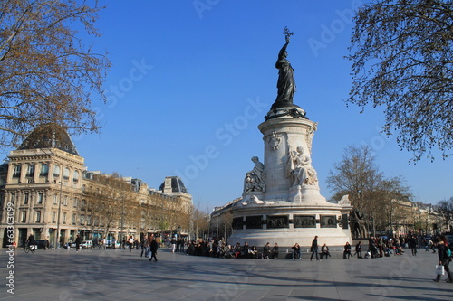 Place de la république, Paris © Picturereflex