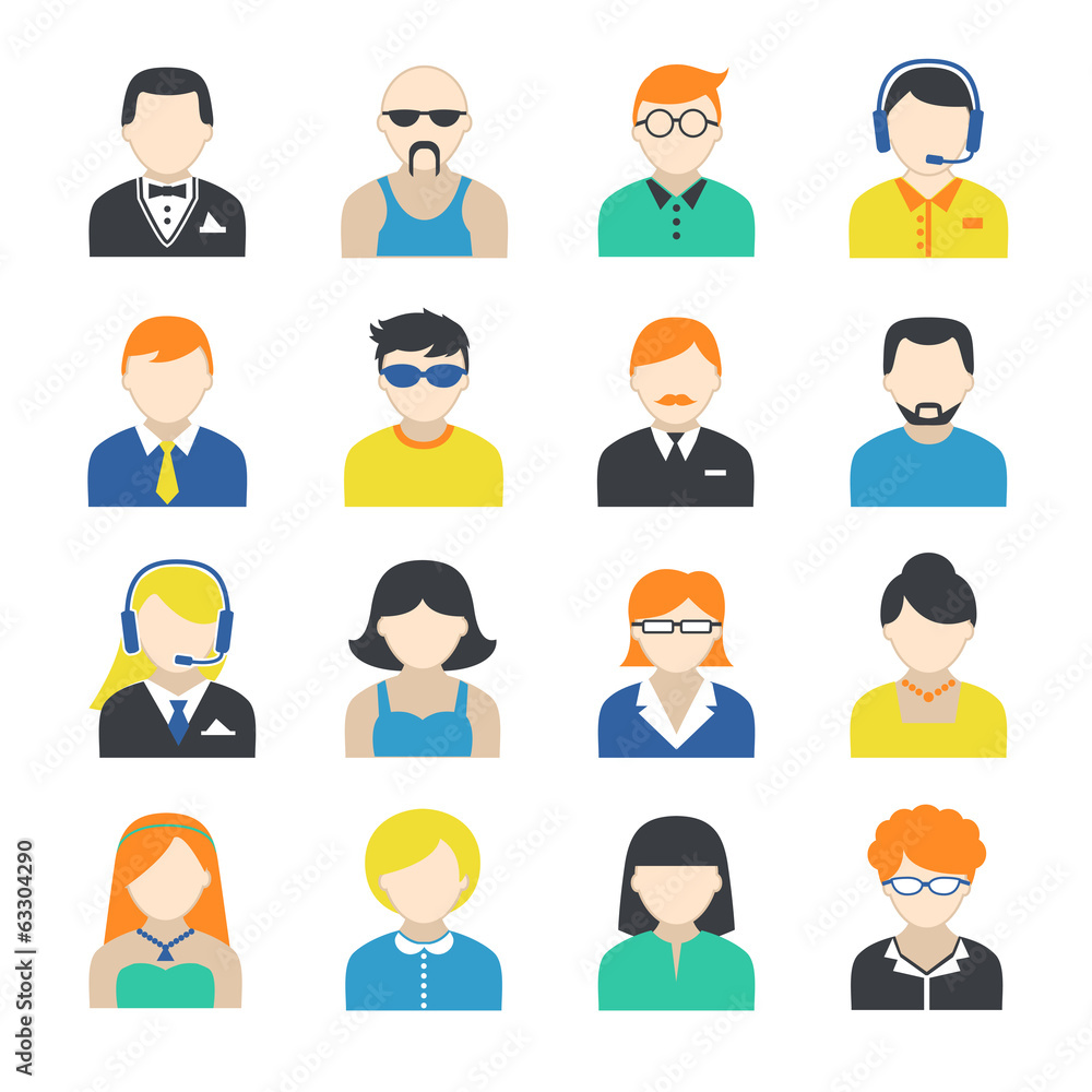 Avatar Character Icons Set Avatar Character Icons Set