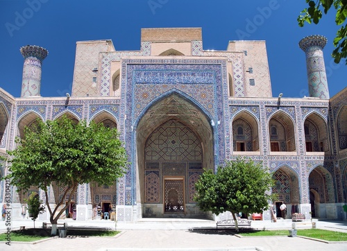 Detail from Ulugbek Medressa - Registan - Samarkand - Uzbekistan