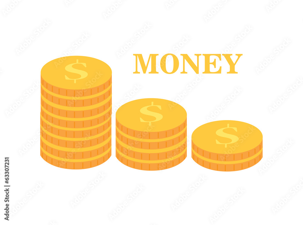 Saving money design Saving money design