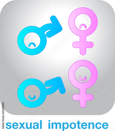 Sexual concept icon  impotence vector