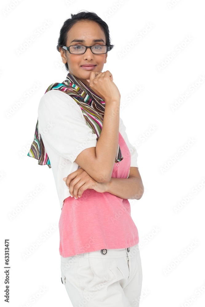 Portrait of a smiling young woman Portrait of a smiling young woman