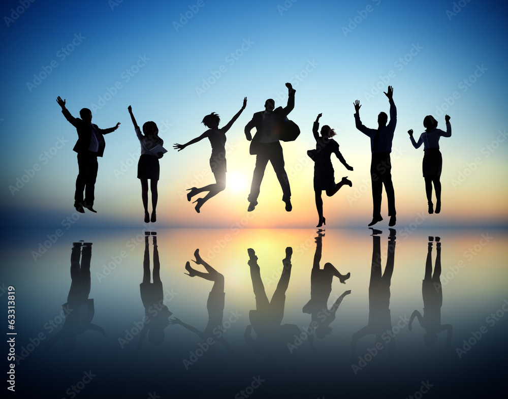 Business People Celebrating Success Business People Celebrating Success