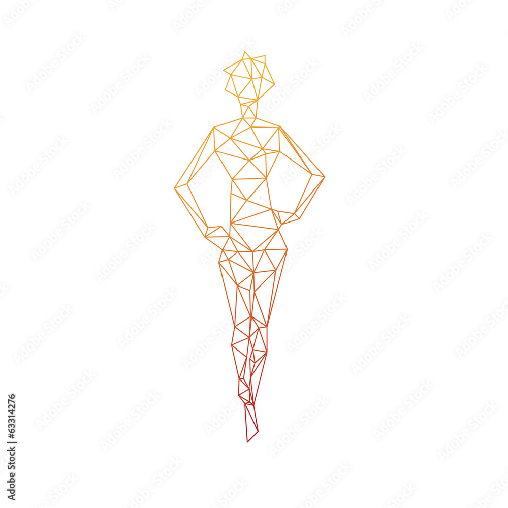 Woman silhouette abstract isolated on a white backgrounds Woman silhouette abstract isolated on a white backgrounds