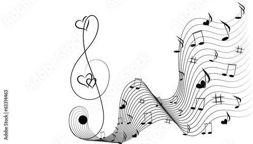 Music fantasy and hearts