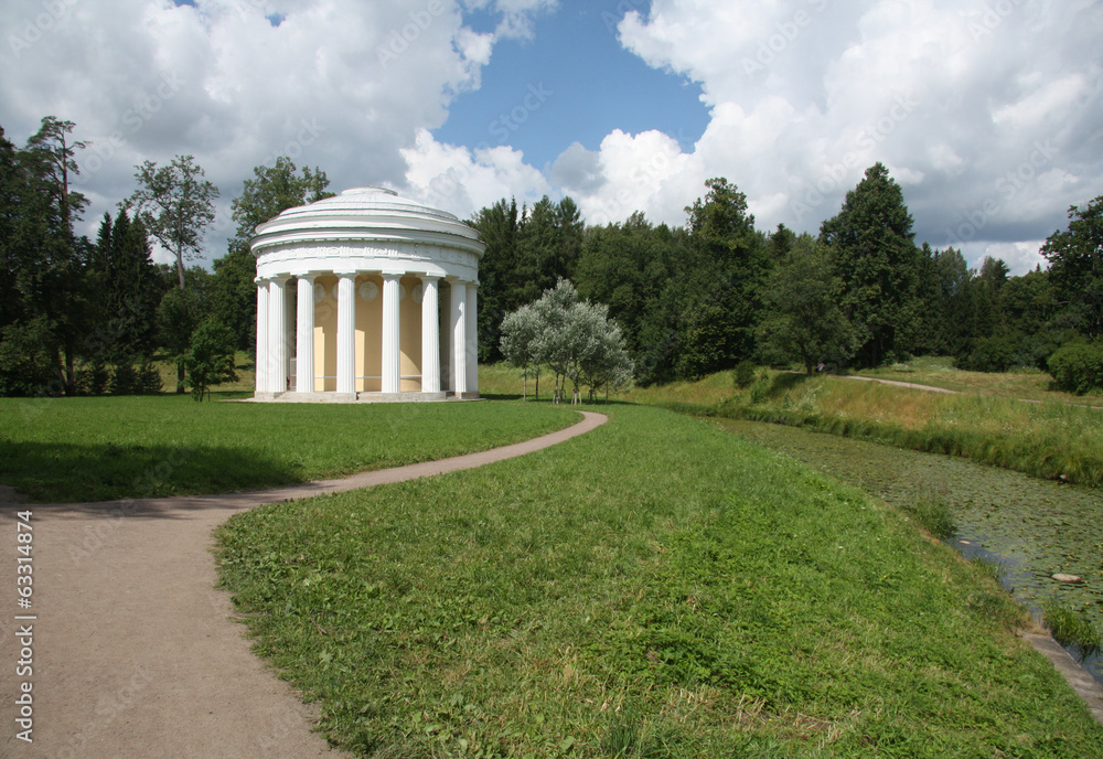 Temple of Friendship in the Pavlovsk park