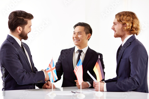 Wallpaper Mural Successful agreement Torontodigital.ca