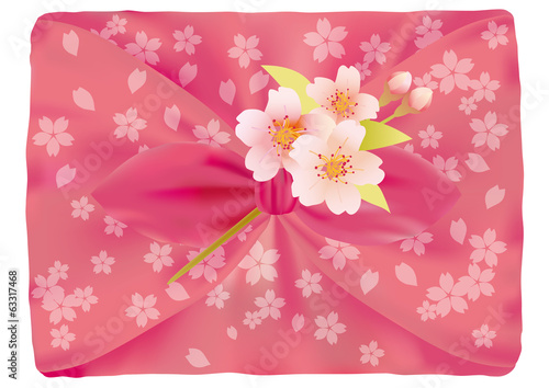 風呂敷_桜