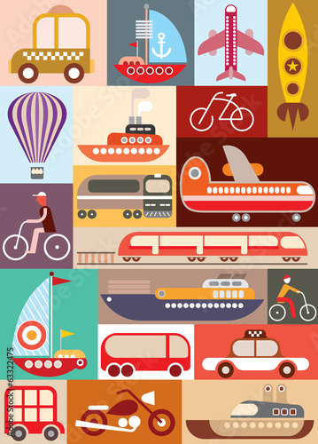 Transport vector illustration