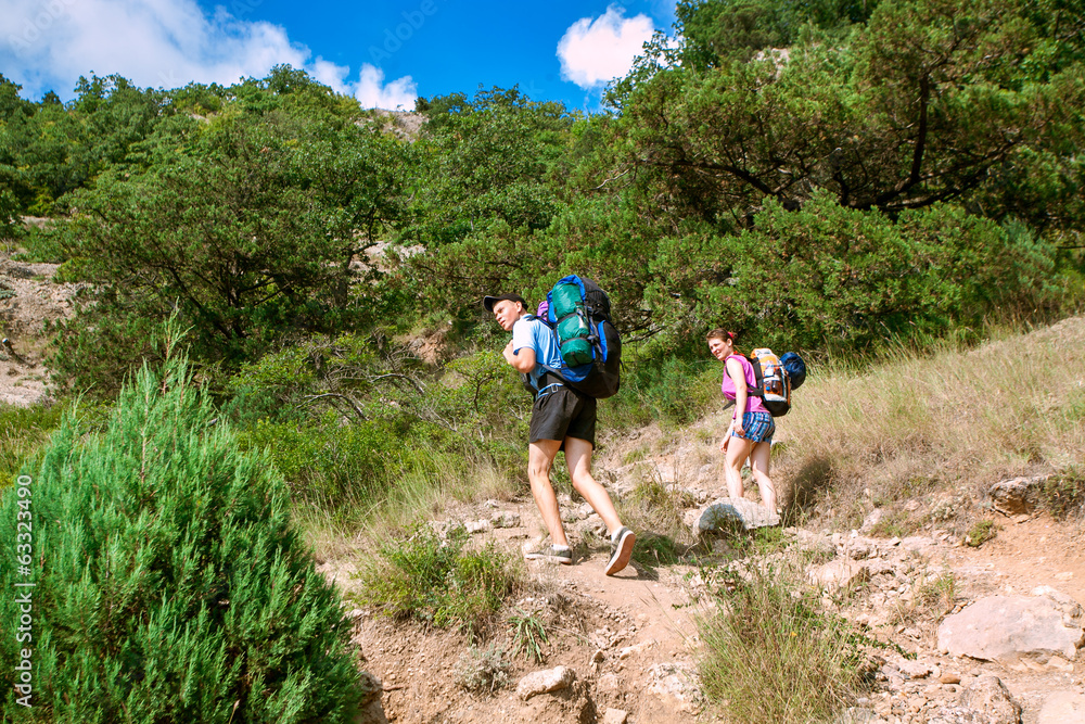 Mountain hikers Mountain hikers