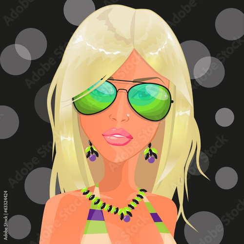 Face of woman