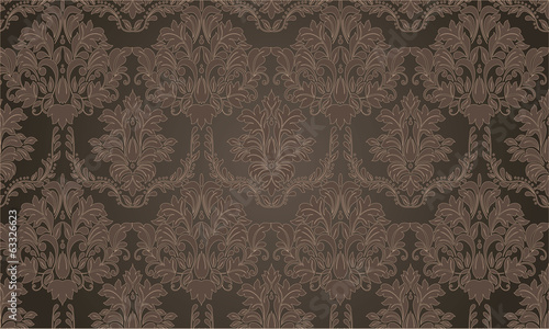 Seamless background in the style of baroque