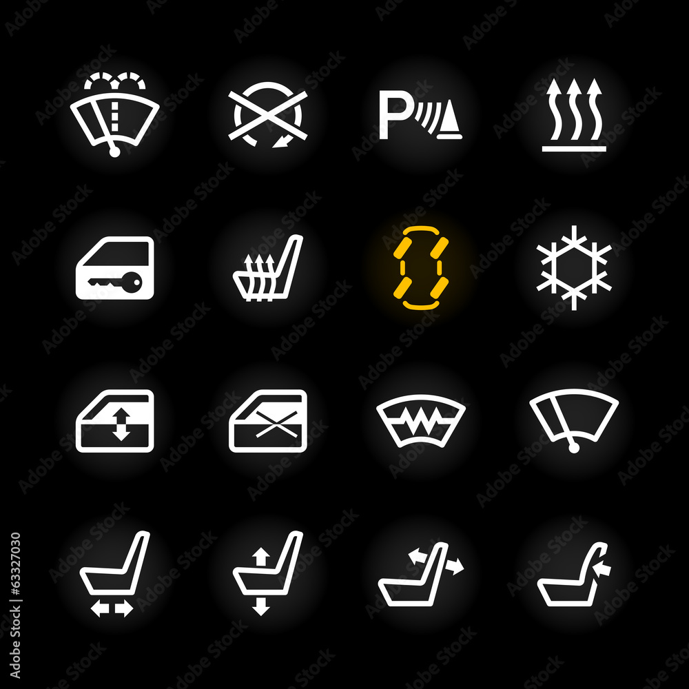 Car dashboard lights Car dashboard lights