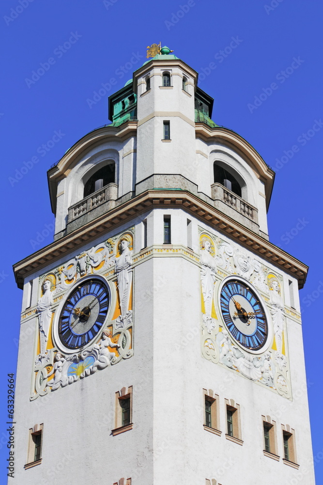 München, Turm vom Müllersche Volksbad
