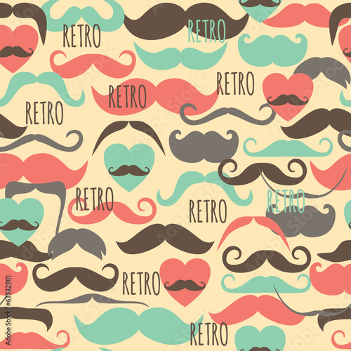 Retro seamless pattern