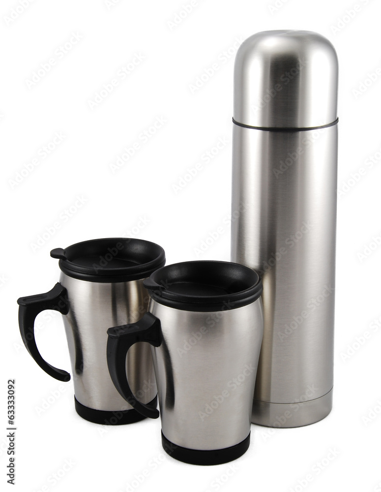 Thermos isolated on white background Thermos isolated on white background