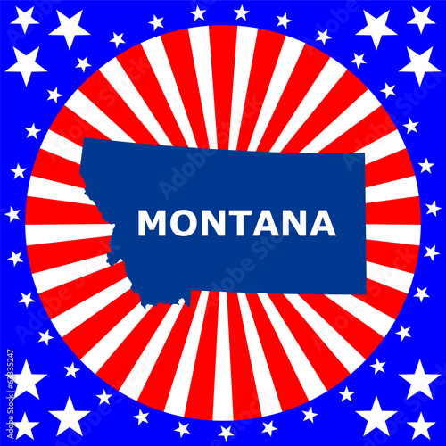 map of the U.S. state of Montana