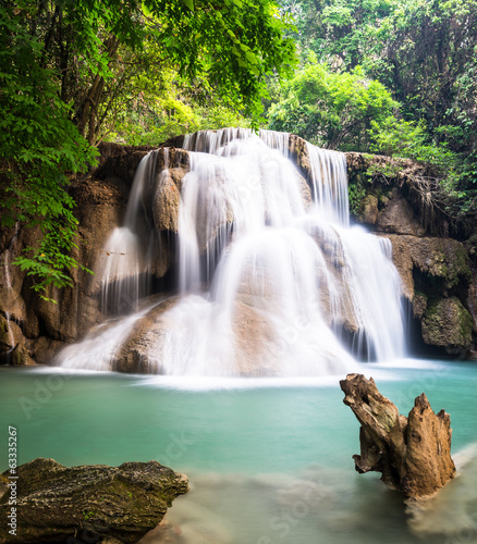Waterfall at Kanchanaburi  Thailand