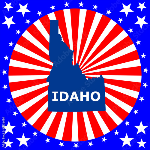 map of the U.S. state of Idaho