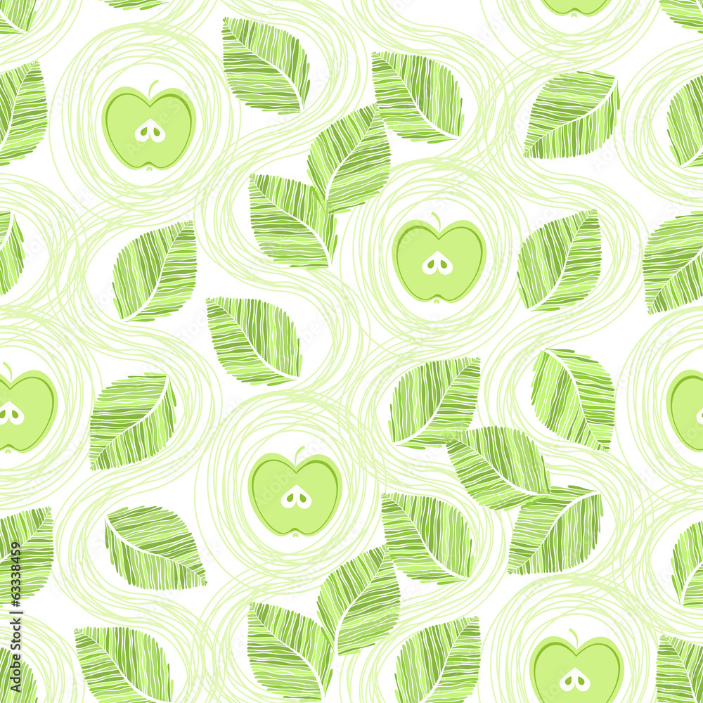 Apple seamless pattern Apple seamless pattern