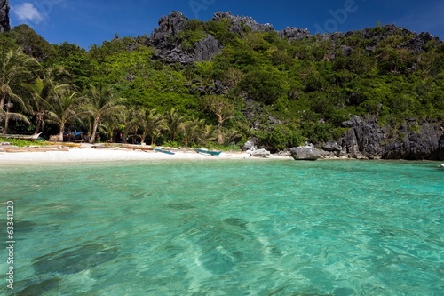 Tranquil tropical beach