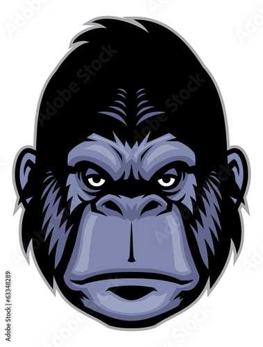 gorilla head mascot