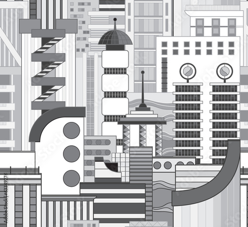 Urban endless background