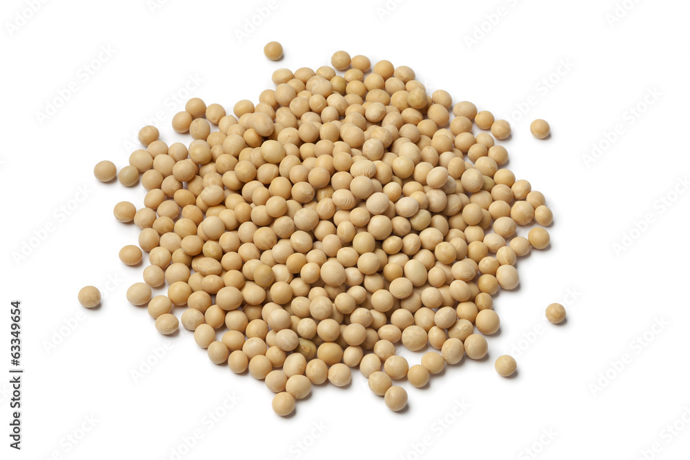 Heap of dried soybeans Heap of dried soybeans