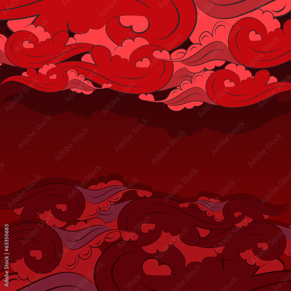 background of red clouds background of red clouds