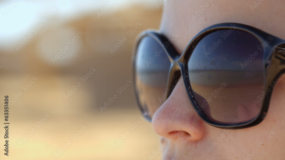 Woman in sunglasses Woman in sunglasses