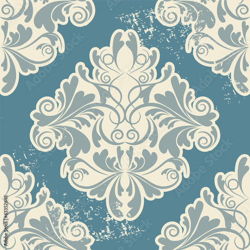 vector damask wallpaper. design elements. flower backdrop