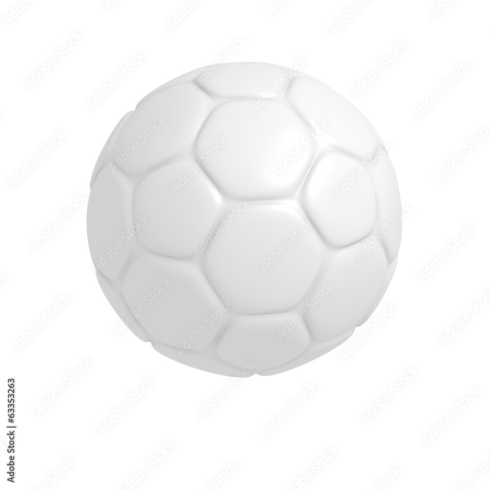 Fototapeta premium White soccer ball