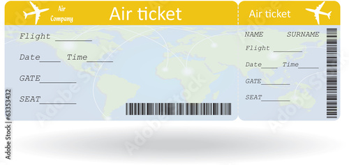 Variant of air ticket