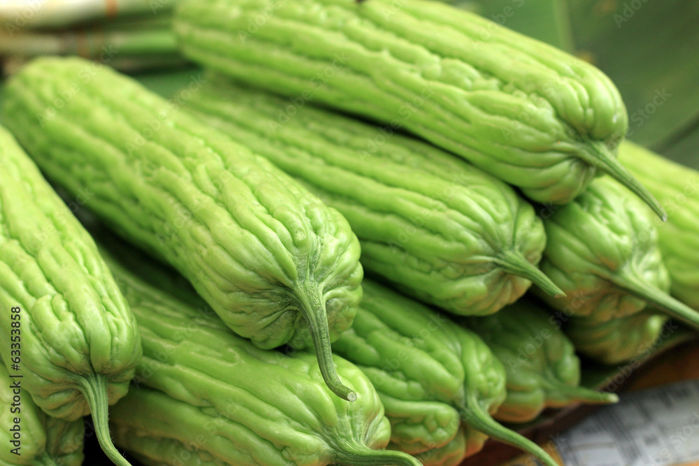 Gourd fresh vegetables on the market. Gourd fresh vegetables on the market.