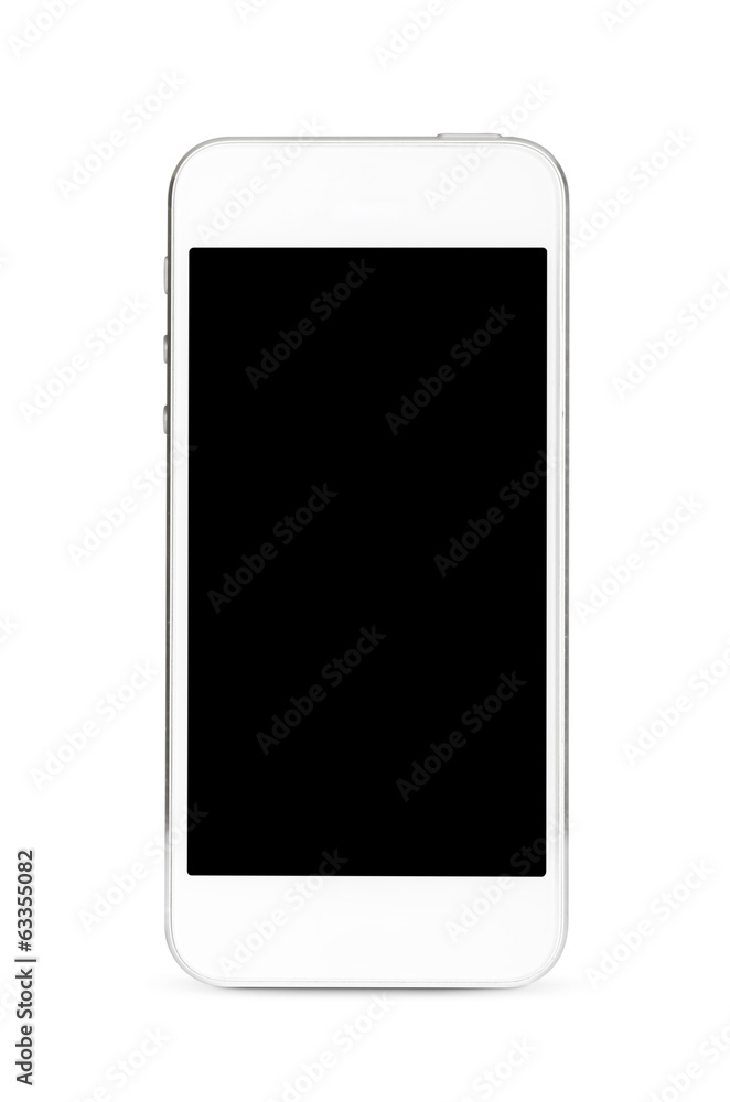 smartphone isolated on white background smartphone isolated on white background