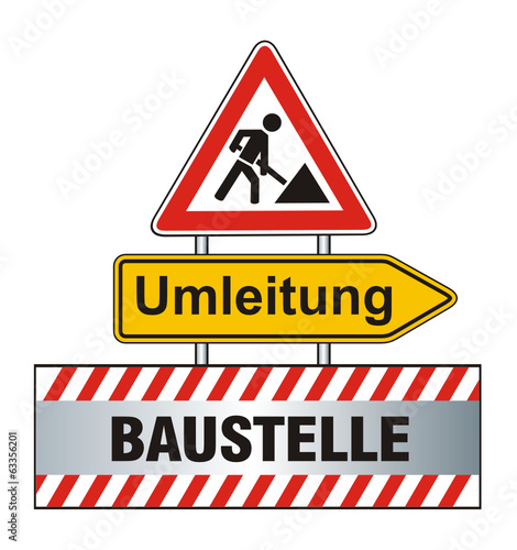 Baustelle Umleitung