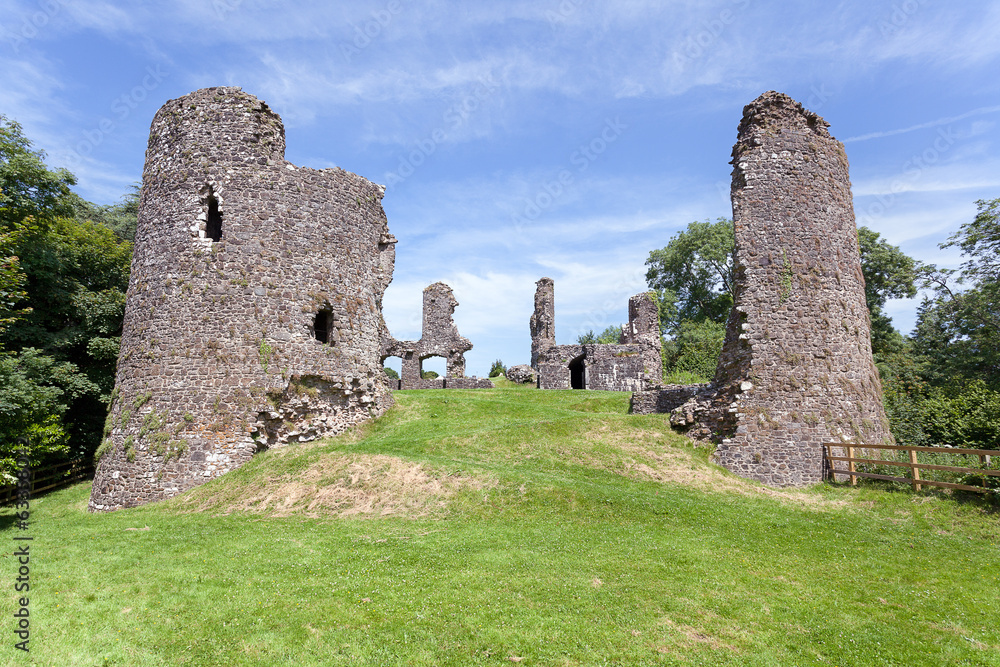 Narberth castle ruins Narberth castle ruins