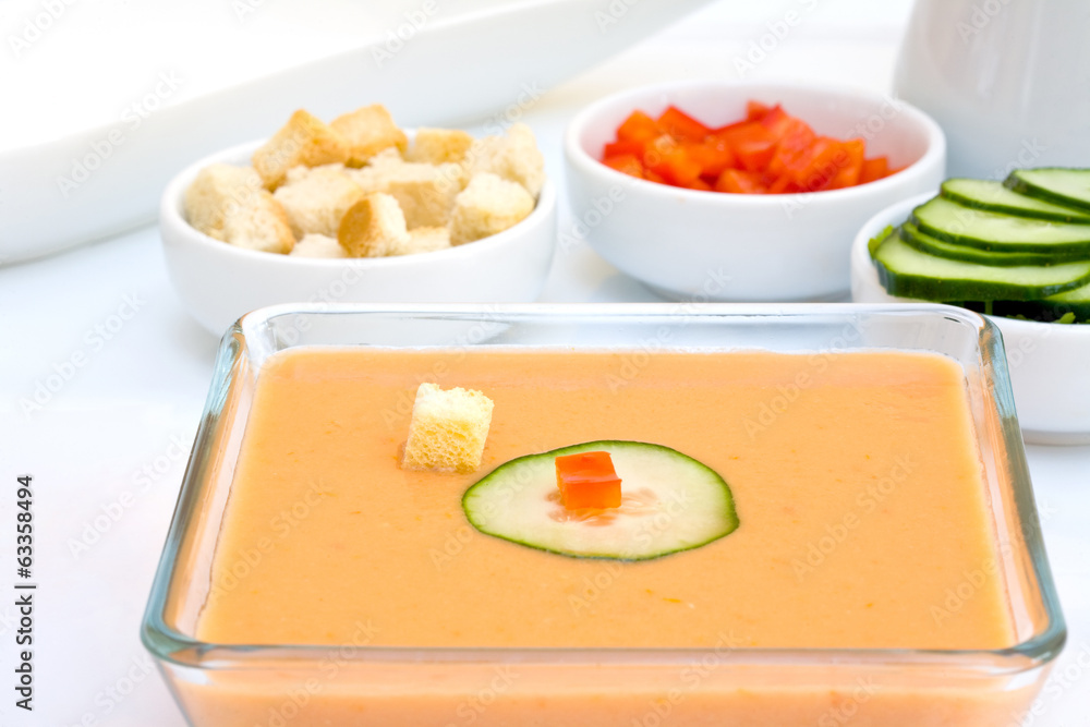 Gazpacho tomato soup Gazpacho tomato soup