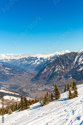 Ski resort Bad Gastein in winter snowy mountains, Austria © vitmark