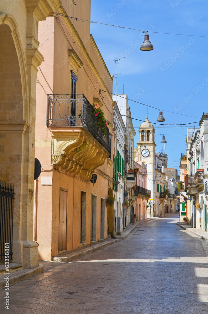 Fototapeta premium Alleyway. Montescaglioso. Basilicata. Italy.